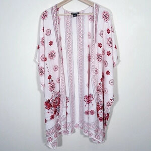 Angie Floral Pink Boho  Kimono
